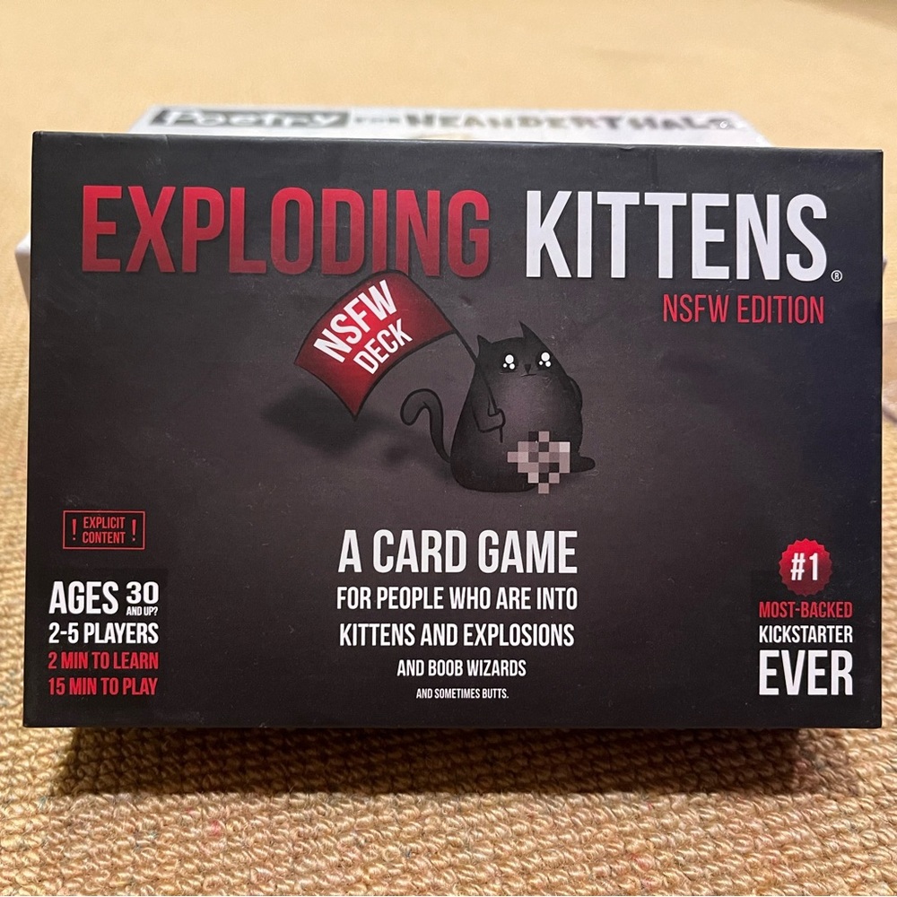 EXPLODING KITTENS NSFW Edition